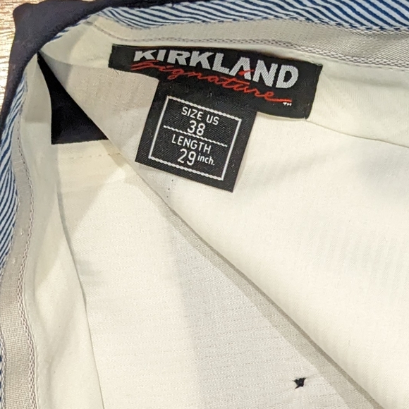 NWOT Kirkland Signature Men's Pleated Italian Wool Dress Slacks 38 x 29 - Picture 6 of 15